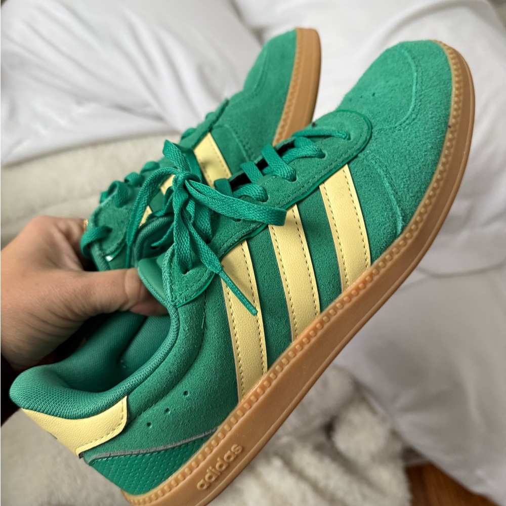 Adidas Emerald and Lemon Sneakers